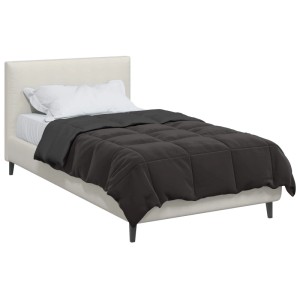 vidaXL Ganzjahresbettdecke Anthrazit 155 x 220 cm Mikrofaser 42025996