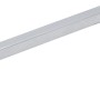 Glänzend verchromter Siro Möbelgriff aus Metall, Lochabstand 96 mm.