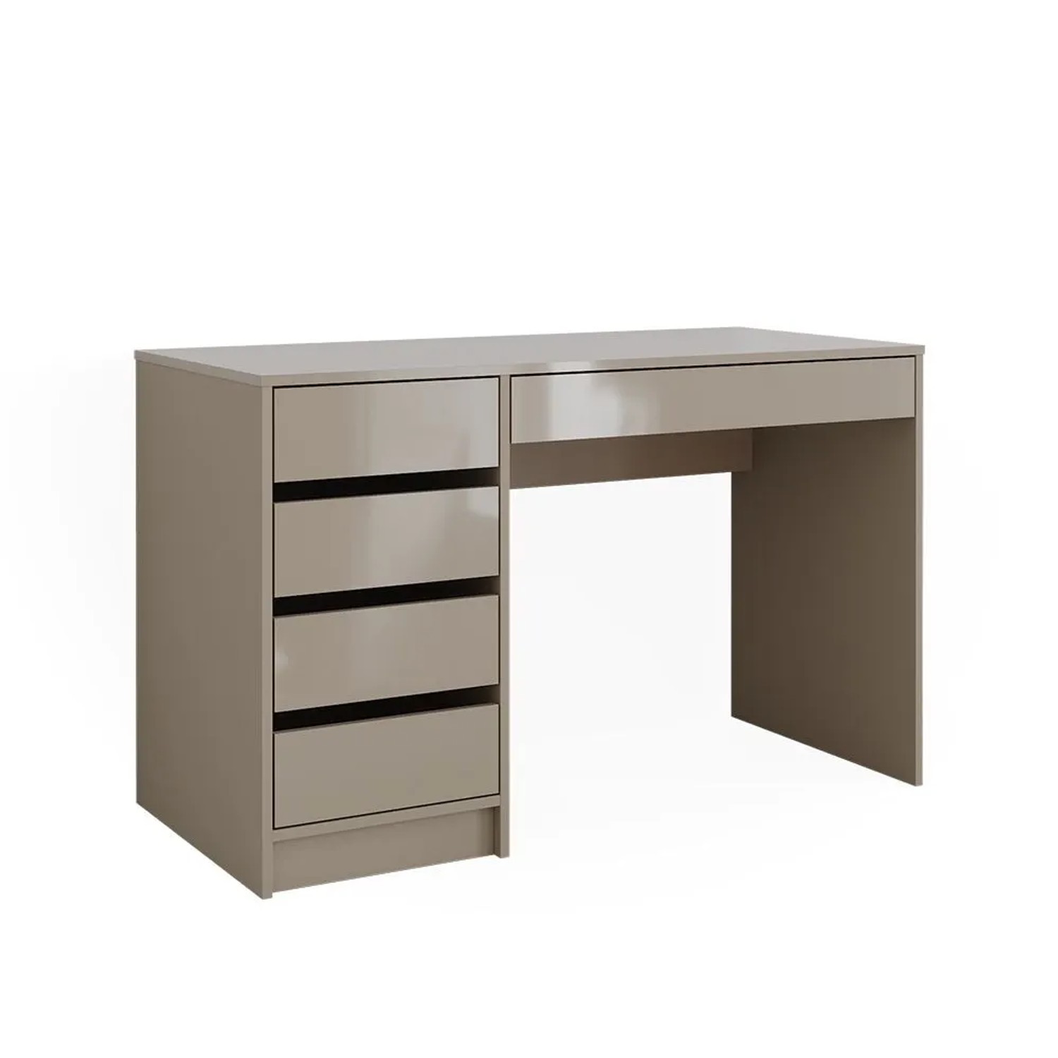 Vicco Schminktisch Sherry Greige Hochglanz 120 x 75 ohne Spiegel