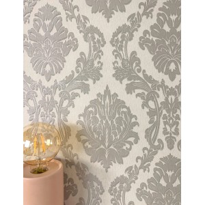 Newroom Vliestapete Nikulai Taupe Ornamente Modern FSC®