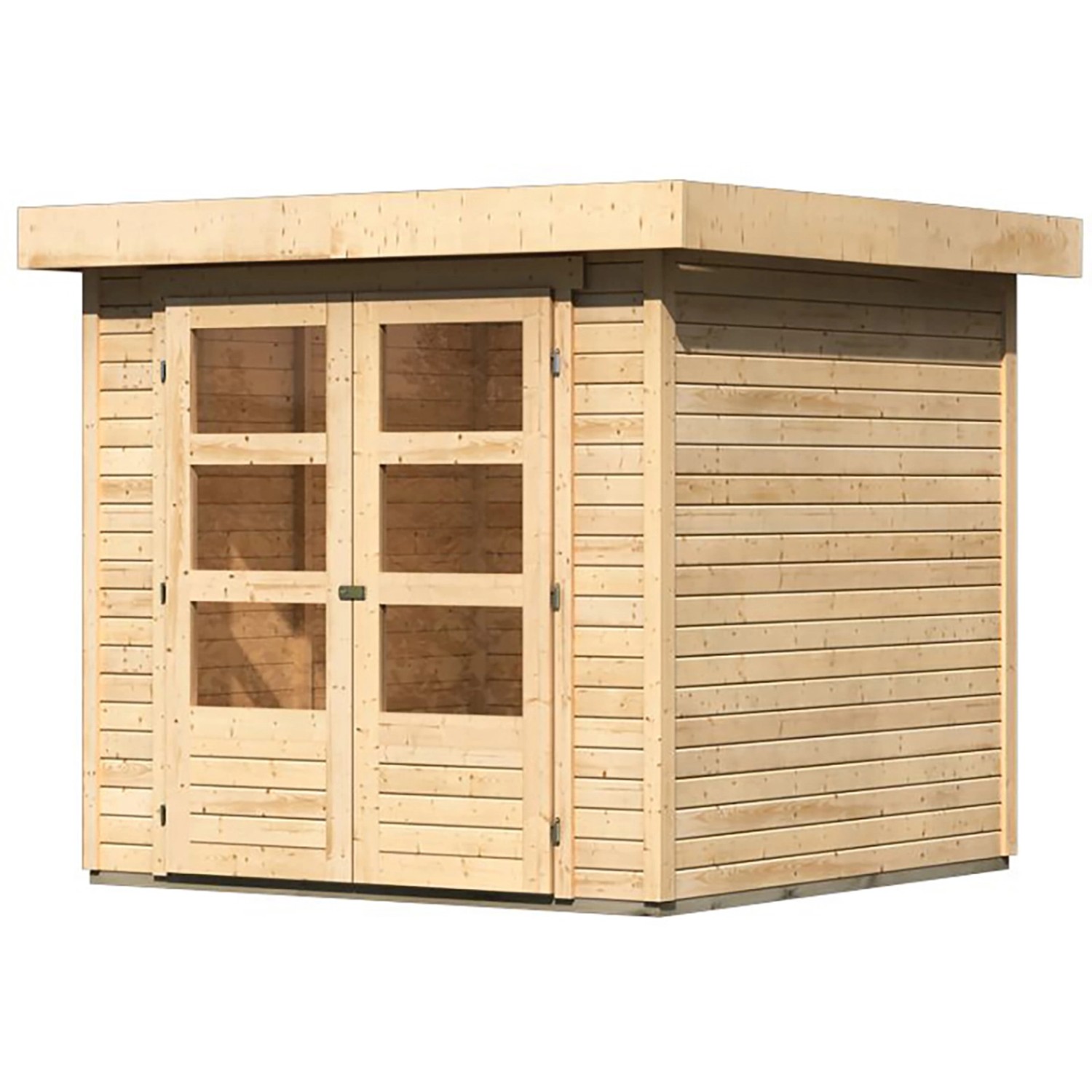 Karibu Express Gartenhaus Speedy A Naturbelassen 213 cm x 217 cm günstig online kaufen