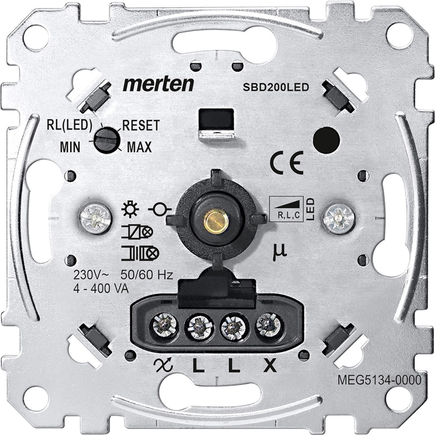 Merten Universal-Drehdimmer-Einsatz für LED MEG5134-0000