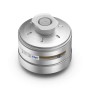 Dräger Gasfilter 940 A2B2, silbernes Aluminiumgehäuse mit Rd40 Anschluss, für Atemschutzmasken.