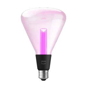 Philips Hue E27 Triangle LED-Lampe, 6,8W, rosa Licht. Smartes Leuchtmittel für stimmungsvolle Beleuchtung.