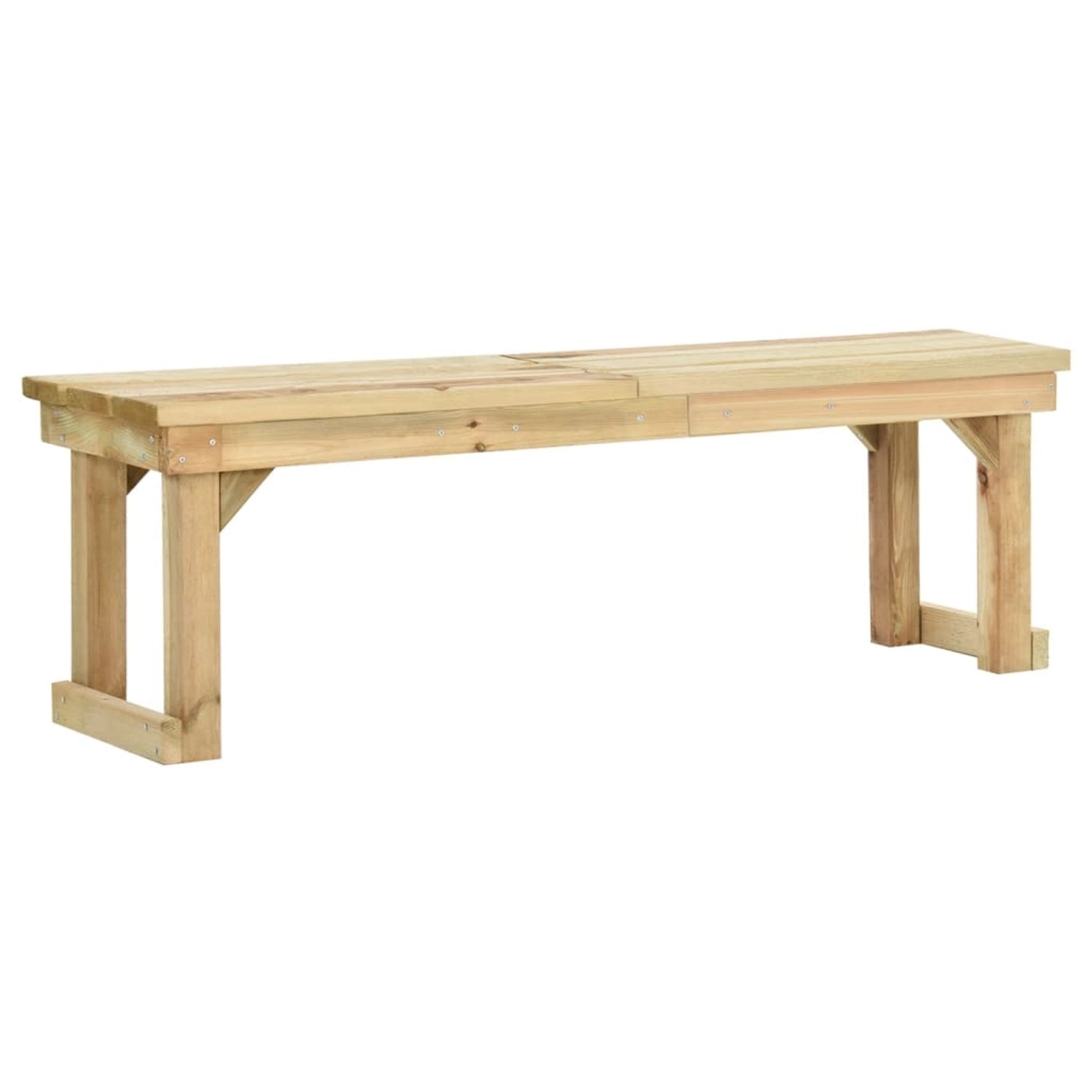 vidaXL Gartenbank 140 cm Imprägniertes Kiefernholz 44899