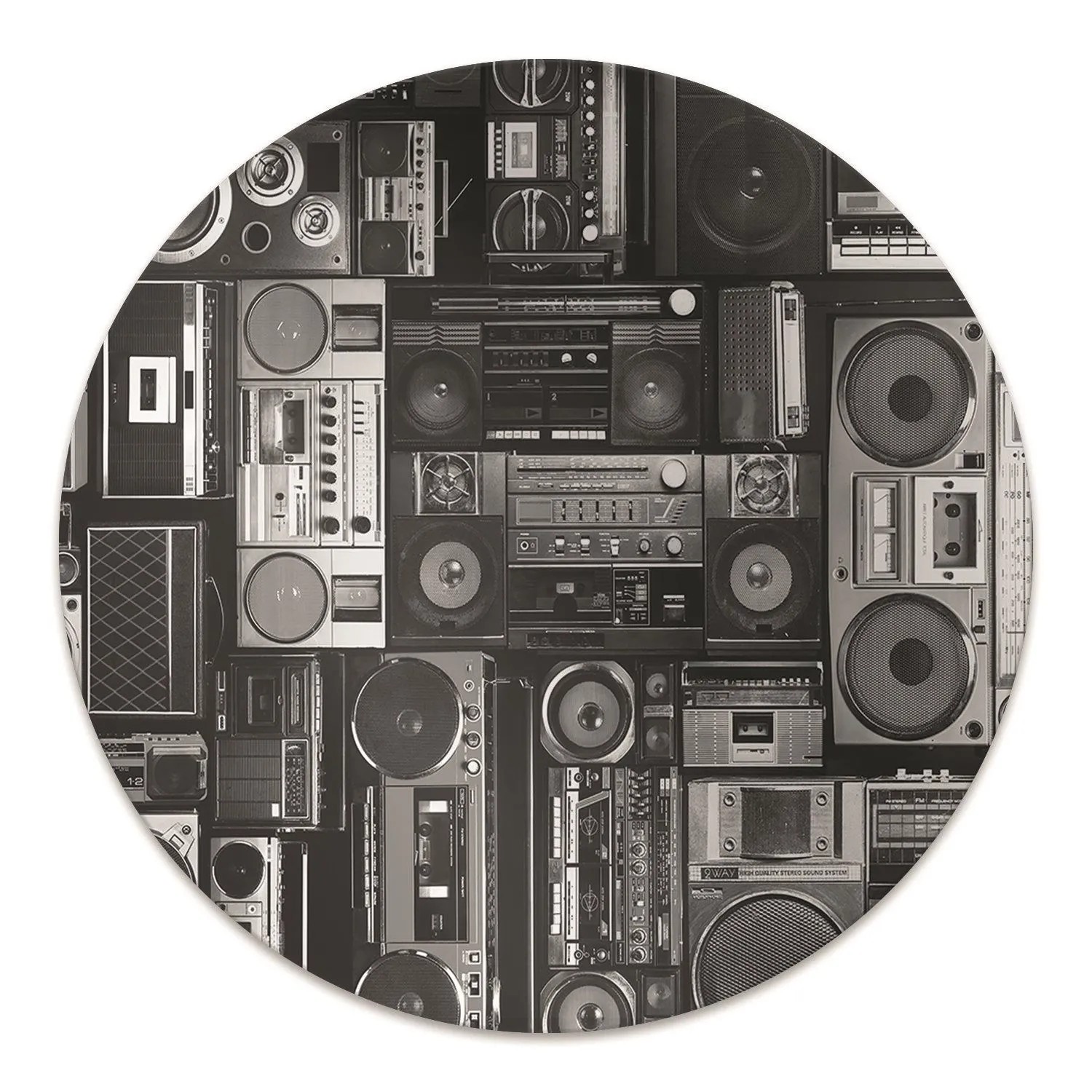 Tulup Bodenschutzmatte Tonbandgerät Stuhlmatte für Hartböden 100x100 cm Gra günstig online kaufen