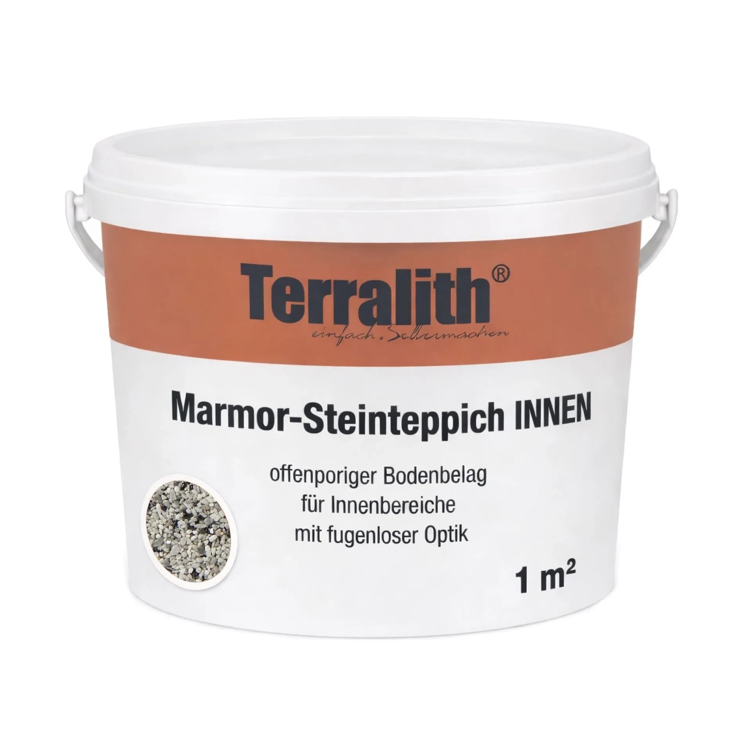 Terralith Marmor Steinteppich Mix Contrasto Uno für 1 m² Innen Fein 2-4 mm