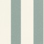 Rasch Vliestapete Florentine III mit Streifen in Weiß und Blaugrau.