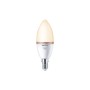 Philips Smart LED E14 Kerzenform Leuchtmittel, warmweiß leuchtend, dimmbar, WiZ App-Steuerung.