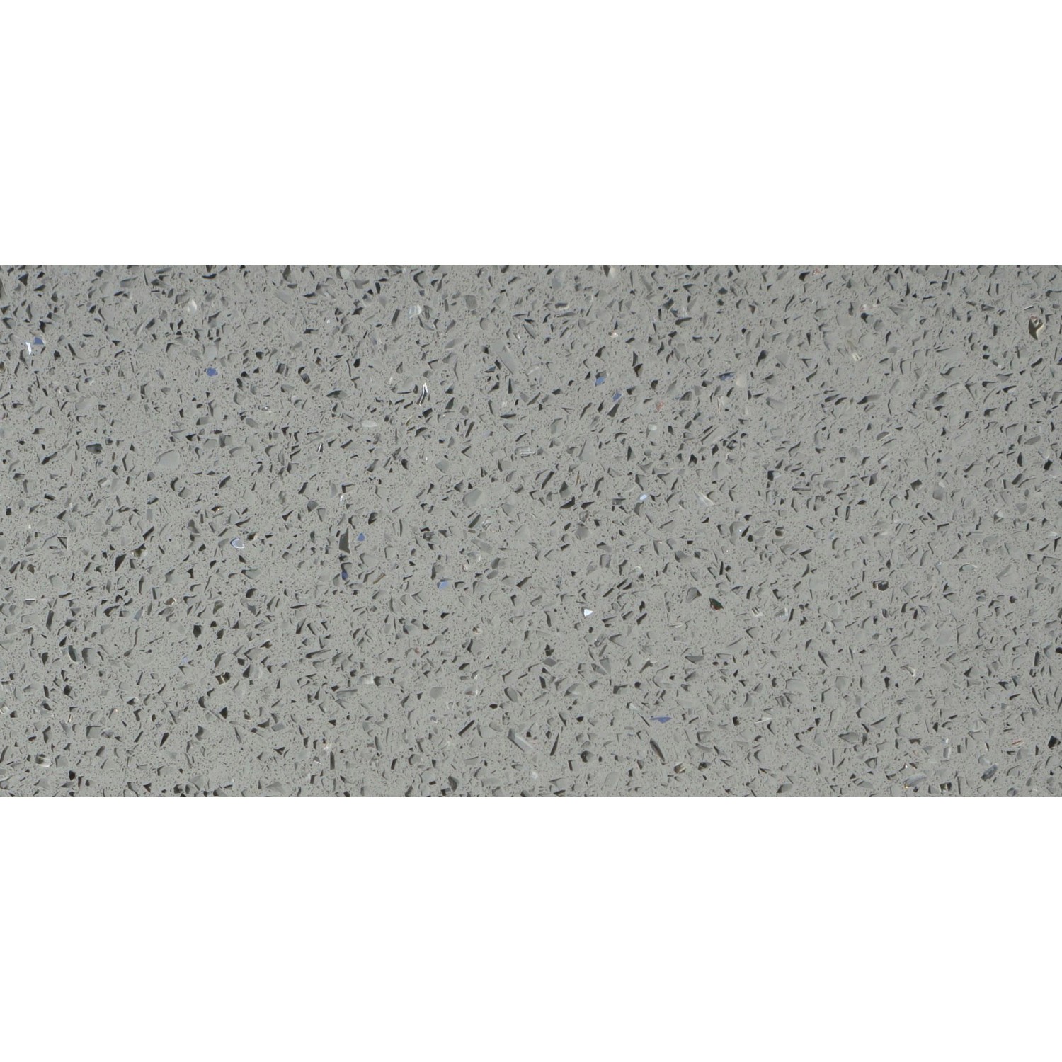 Bodenfliese Quarzkomposit Grau Poliert 60 cm x 30 cm