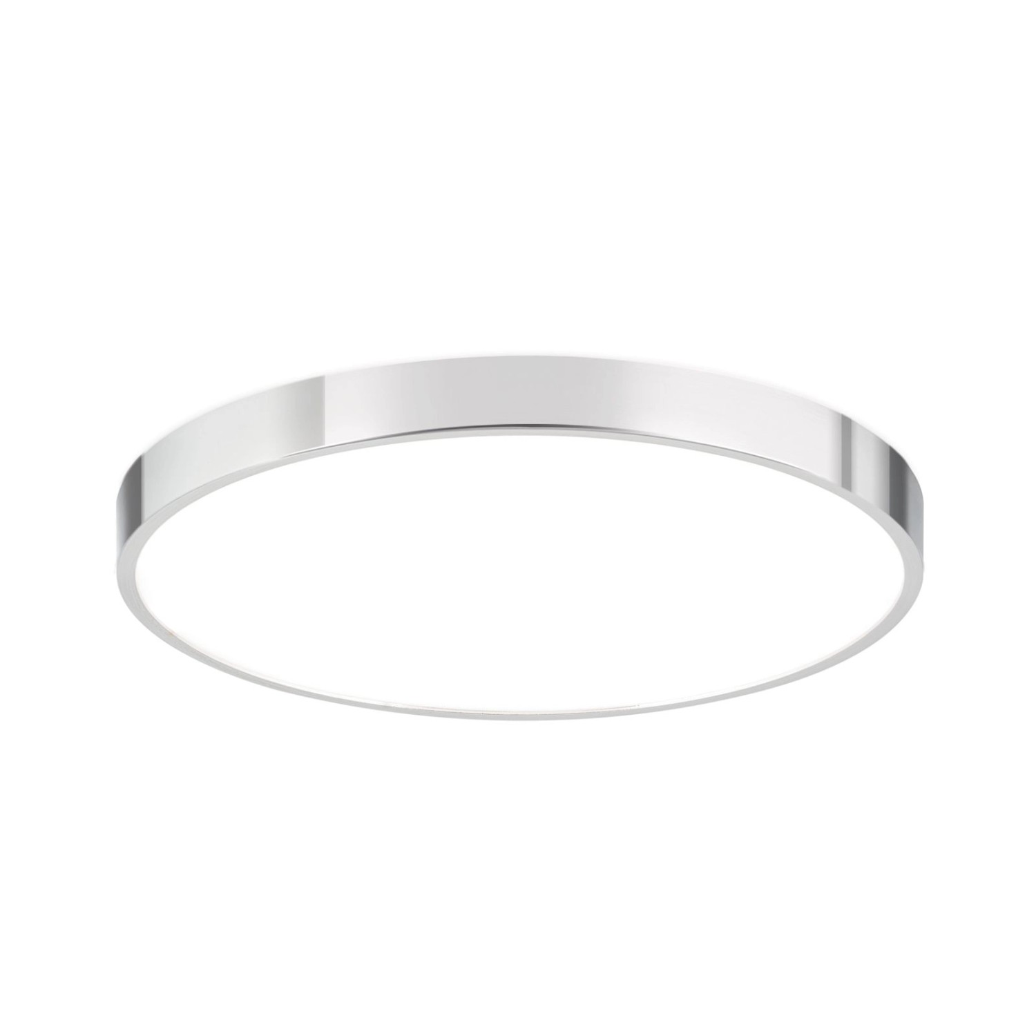 Orion Leuchten LED Deckenleuchte Ø 28 cm 28W 2300LM 3000K Chrom günstig online kaufen