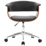 vidaXL Drehbare Esszimmerstühle 6 Stk Grau Stoff 3054886_3