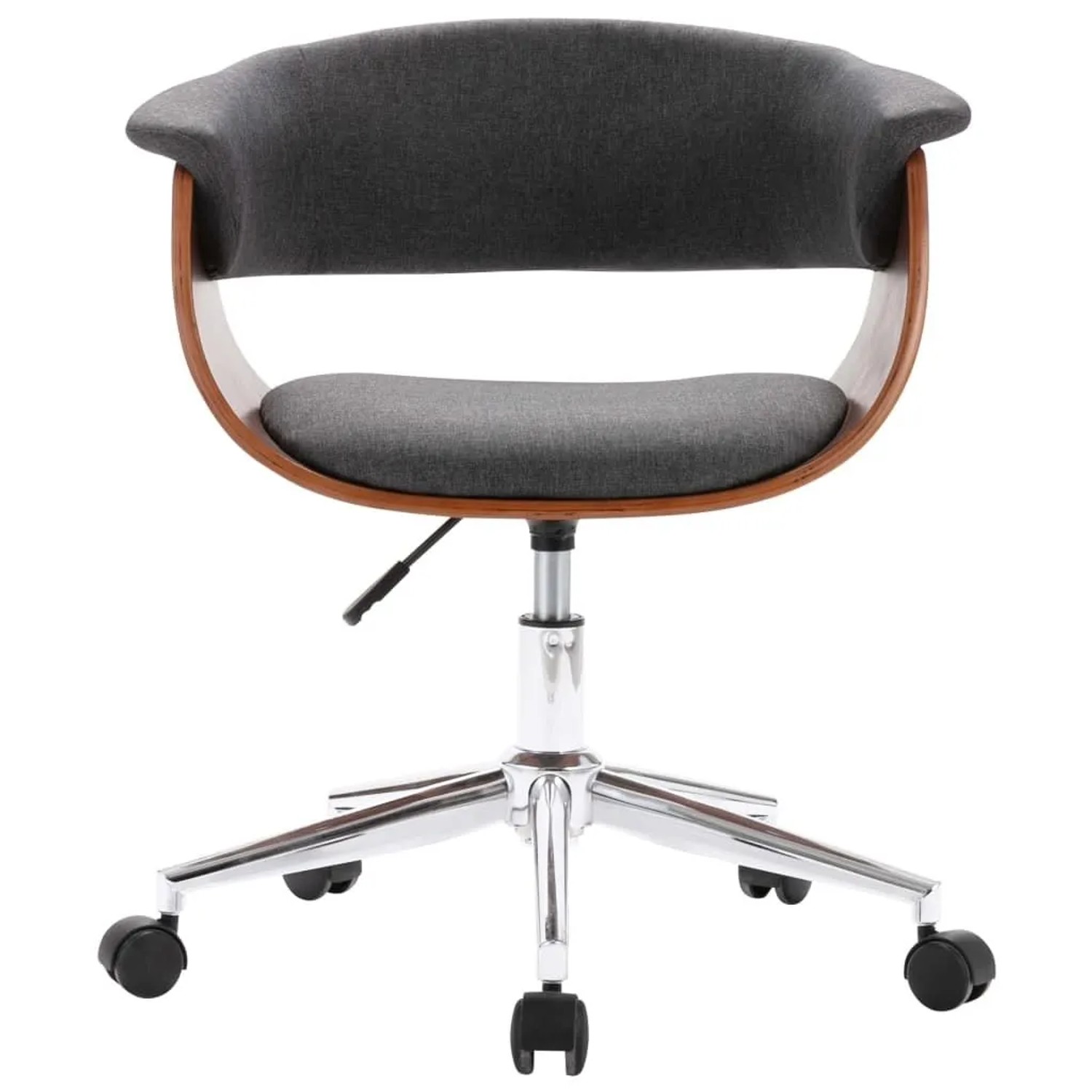 vidaXL Drehbare Esszimmerstühle 6 Stk Grau Stoff 3054886_3
