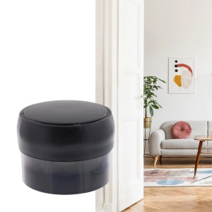 Wagner Bodentürstopper Black Delux, Ø 40 mm, schwarz, selbstklebend.