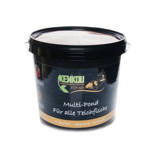 Kenkou Multi-Pond Fischfutter im 5L Eimer, geeignet für alle Teichfische.