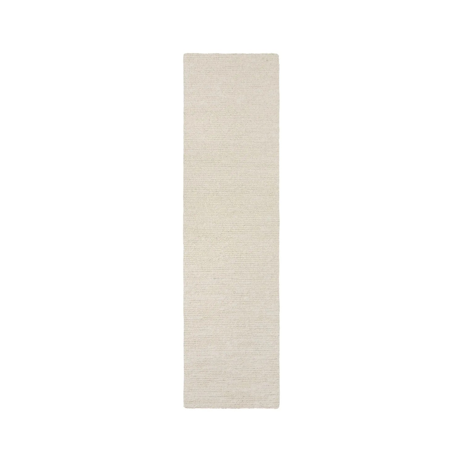 Flair Rugs Wollteppich Harris Boucle 80 cm x 230 cm Elfenbein