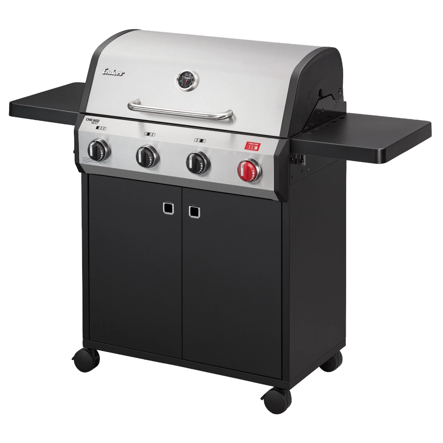 Enders Gasgrill Chicago Next 4 Brenner R Turbo Schwarz-Edelstahl
