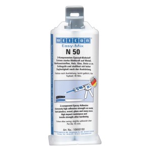 WEICON Easy-Mix N 50 Epoxyd-Klebstoff, 50 ml, für starke Verbindungen verschiedener Materialien.