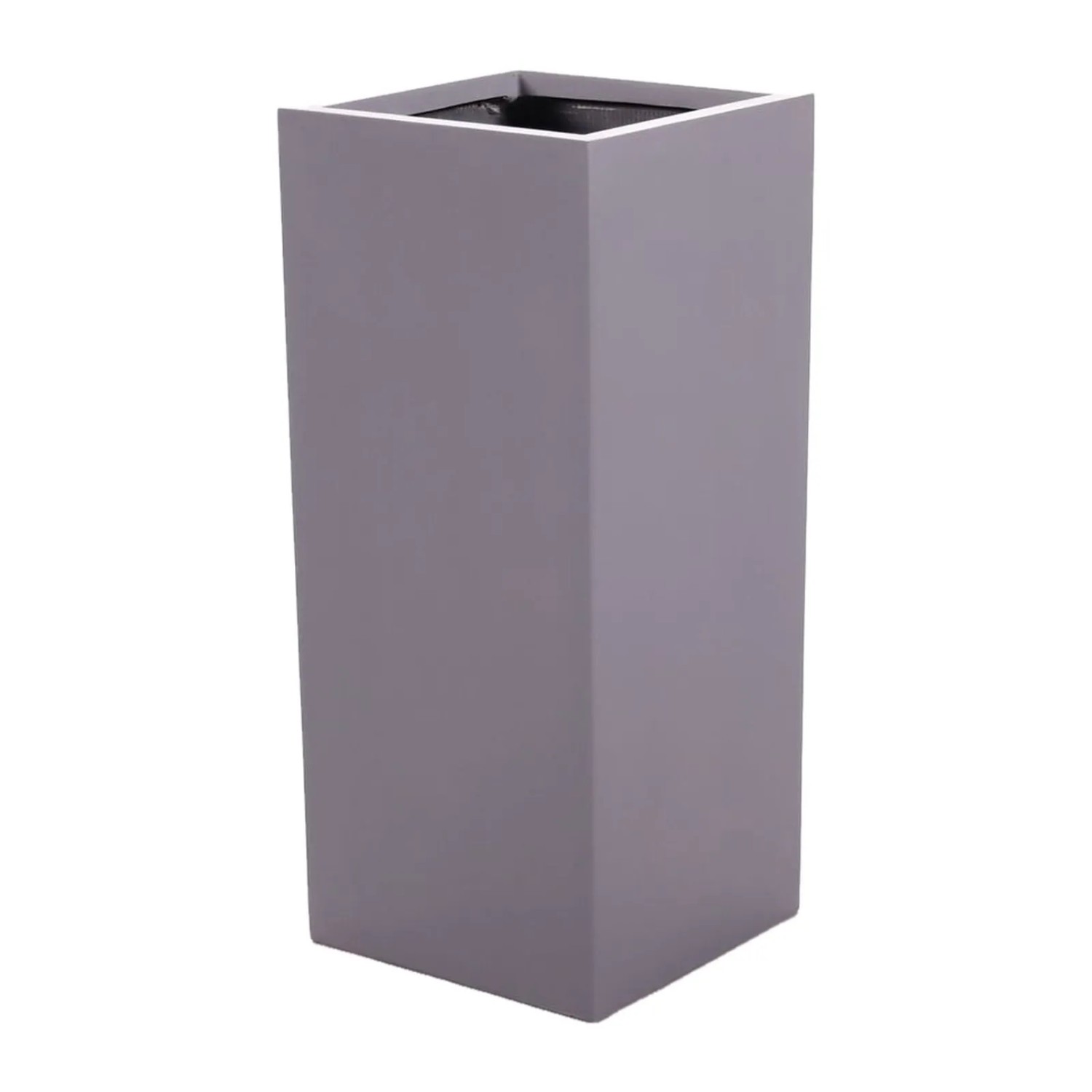 Elegant Einrichten Pflanzkübel Fiberglas Säule 30x30x80cm Grau