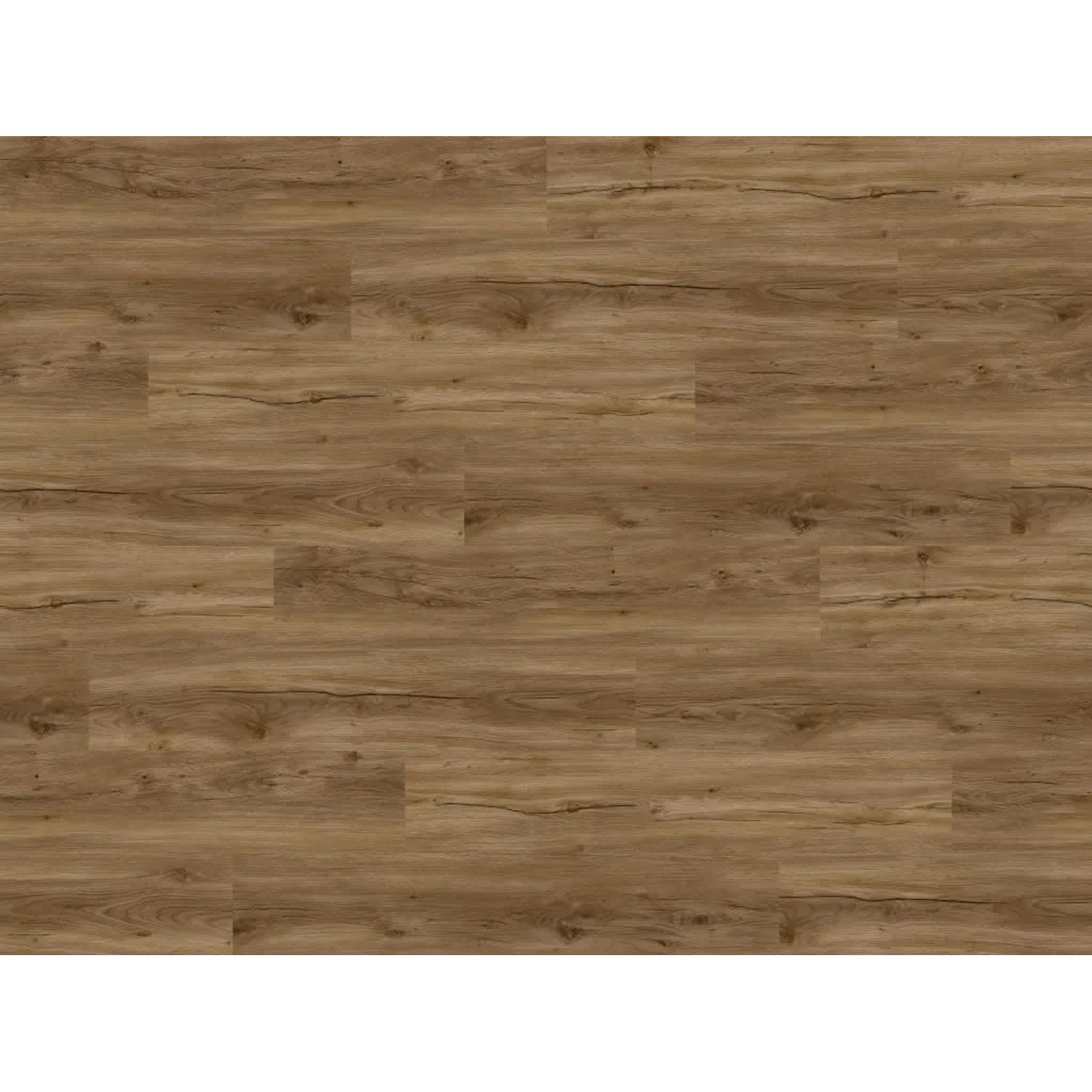 BASICfloor Vinylboden Klebevinyl Modern Eiche Tabak Landhausdiele