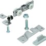 Hettich Montagesatz TopLine 8 für Holztür (40 kg), Stahl verzinkt, Schiebetürbeschläge.
