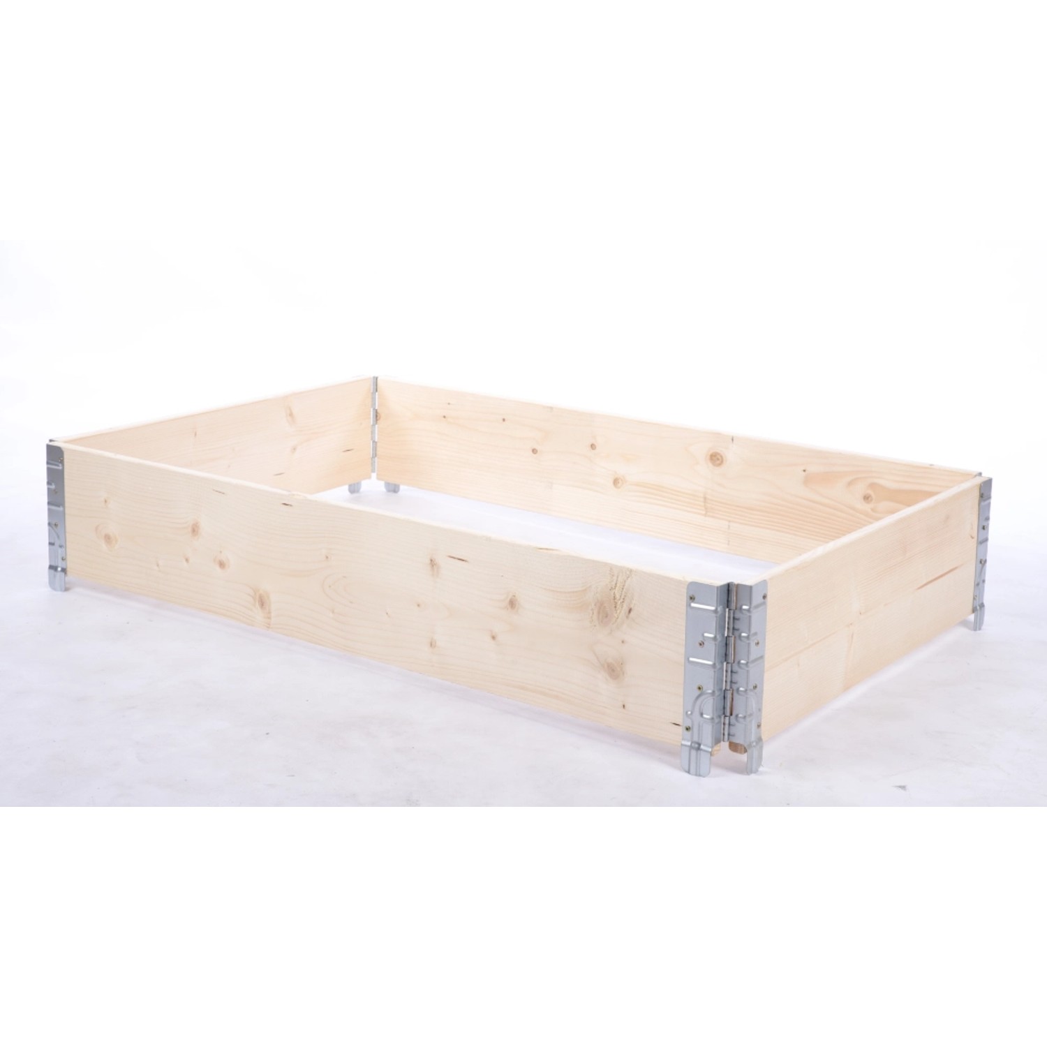 PROREGAL Hochbeetkisten GrowBox HxBxT 20x120x80cm 1 Ebene Holz Natur günstig online kaufen