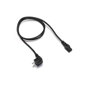 EcoFlow AC-Ladekabel mit Schuko-Stecker, 1,5 m, für Powerstation. Schwarz.