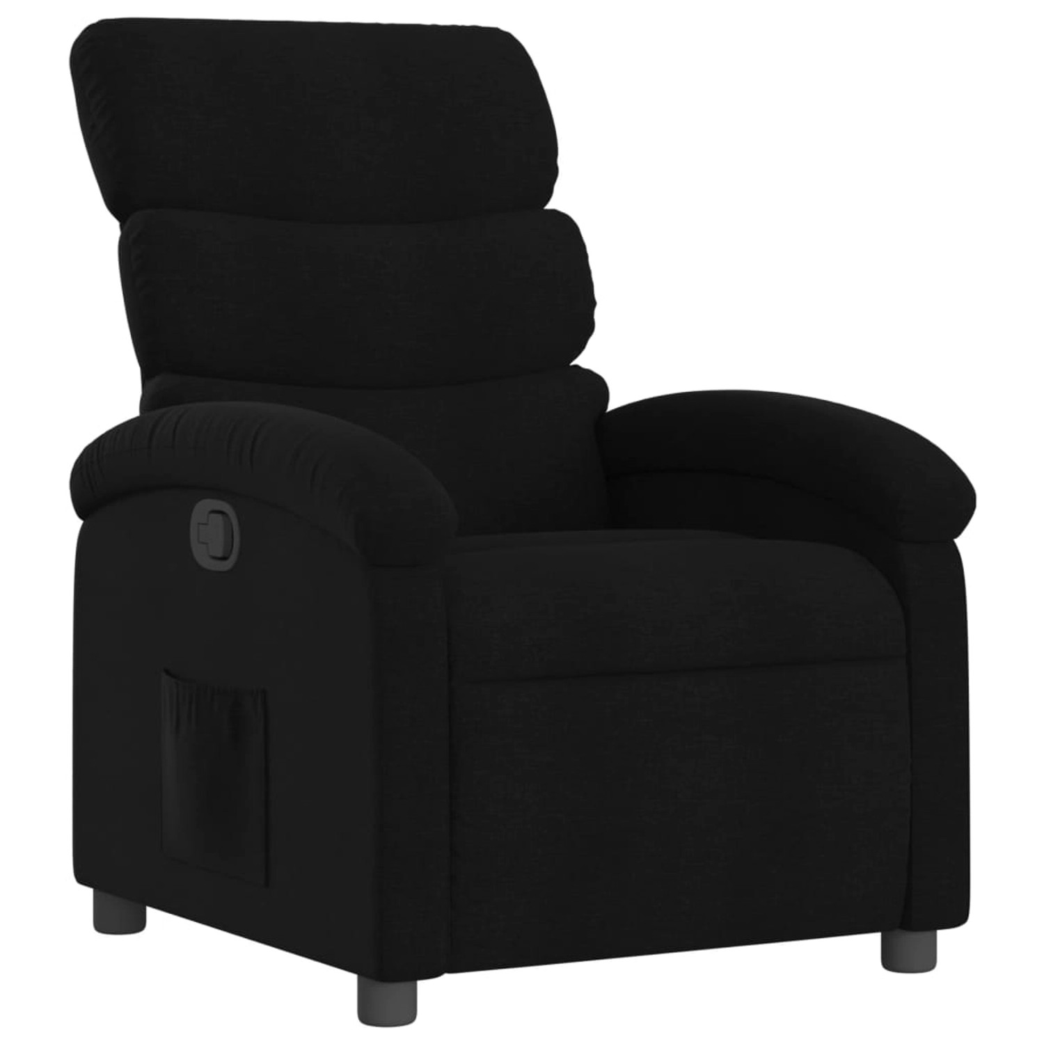 vidaXL Relaxsessel Schwarzer Stoff 3205806 günstig online kaufen