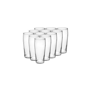 60er Set Van Well Willi Becher, 0,4 l, geeicht, aus Klarglas. Ideal für Gastronomie.