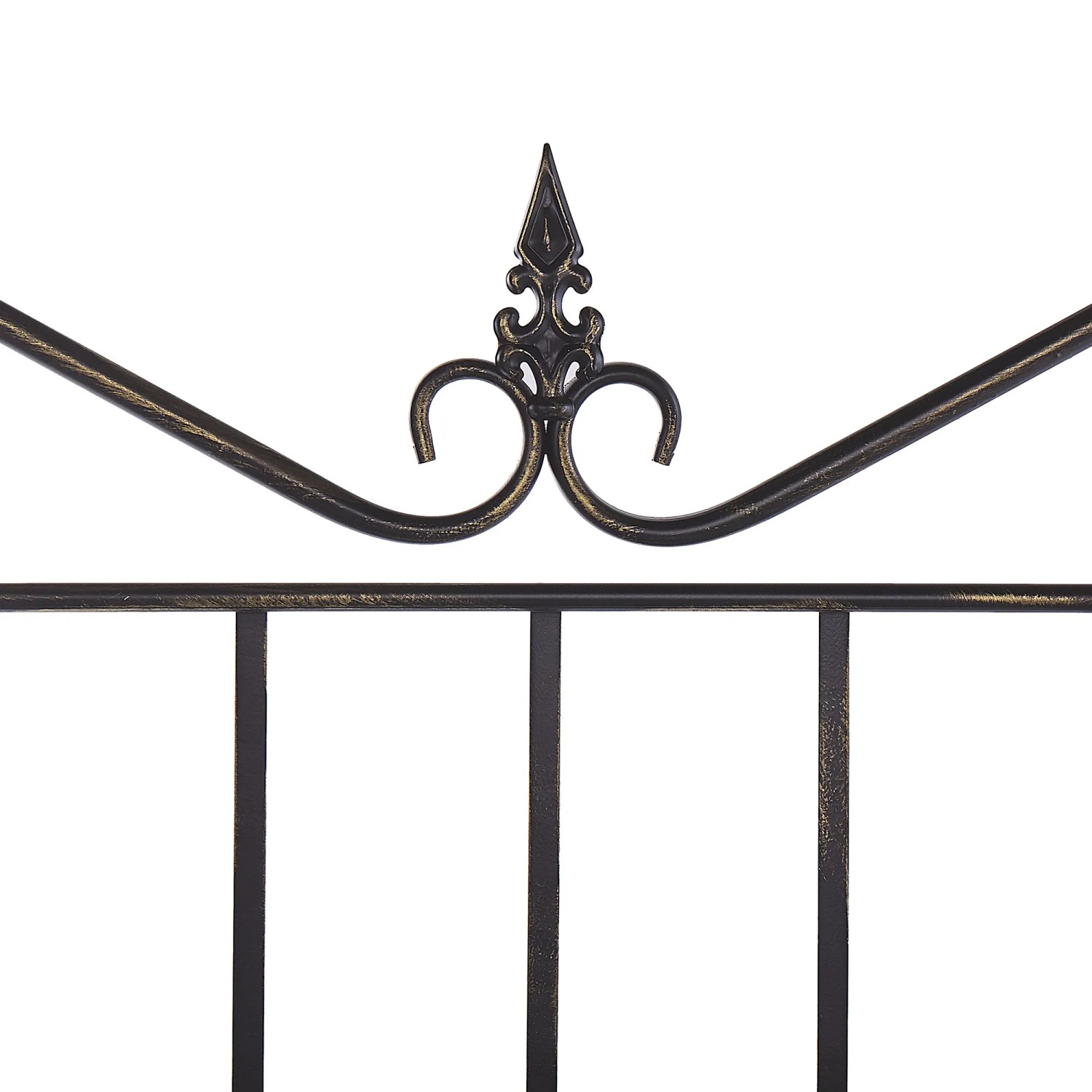 Beliani Badezimmerregal PAVONA Schwarz 50x94x170_7