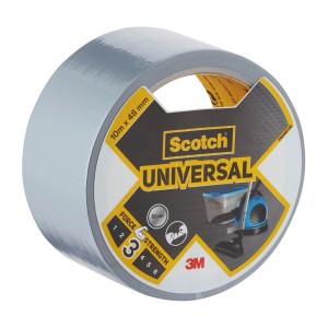 Rolle Scotch Klebeband Universal, 10 m x 48 mm, silberfarben.