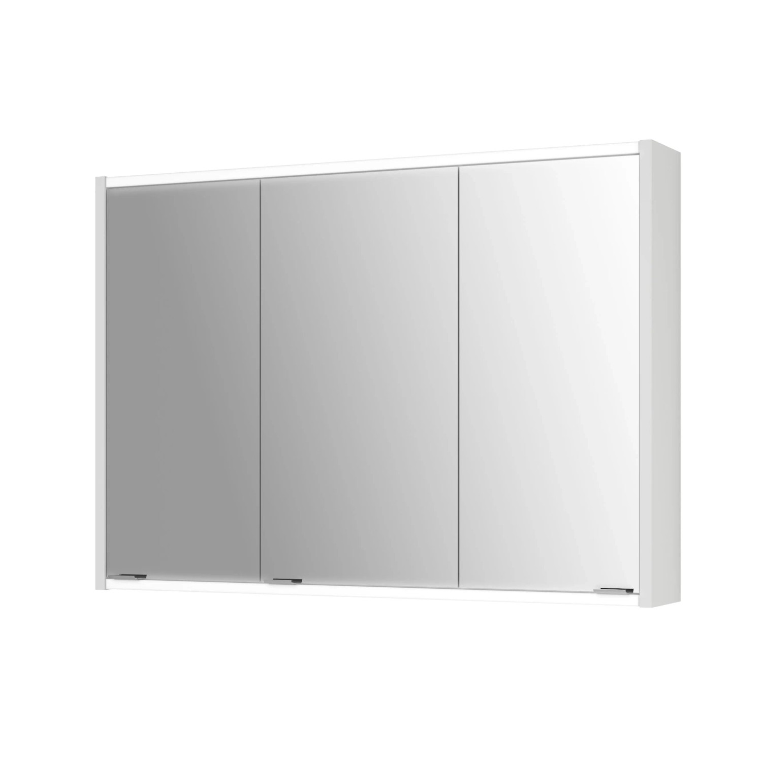 Jokey Spiegelschrank Batu 100 cm Weiß Hochglanz mit LED günstig online kaufen