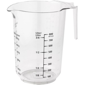 Zenker Messbecher Patisserie, 1 Liter, aus Kunststoff mit Skala für Küchenhelfer.