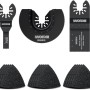 Worx WA5099 Zubehörset, 18-teilig für Sonicrafter Multifunktionswerkzeuge.