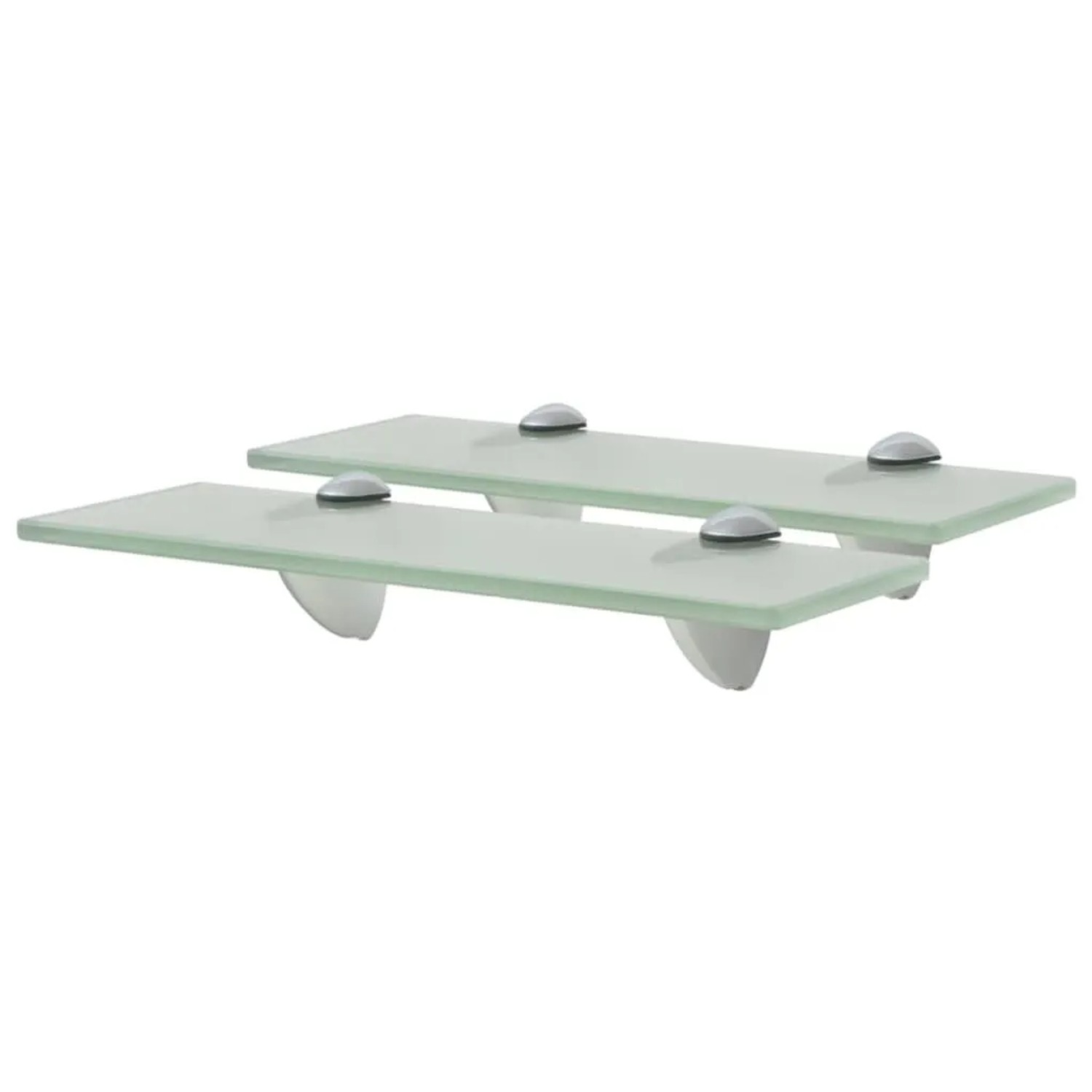 vidaXL Schweberegale 2 Stk Glas 30x10 cm 8 mm 3051510