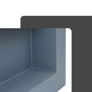 Befliesbare Protektor Wandnische, 30x60cm, Polystyrol, Anthrazit für Bad und Küche.