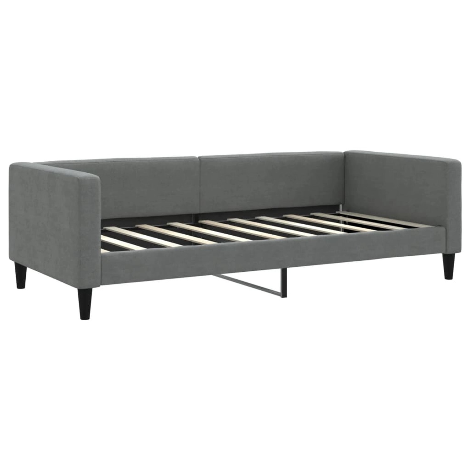 vidaXL Tagesbett Dunkelgrau 90x190 cm Stoff1842521