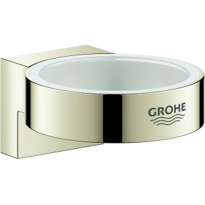 Grohe Selection Halter in Nickel zur Wandmontage, kombinierbar mit Seifenschale oder Spender.