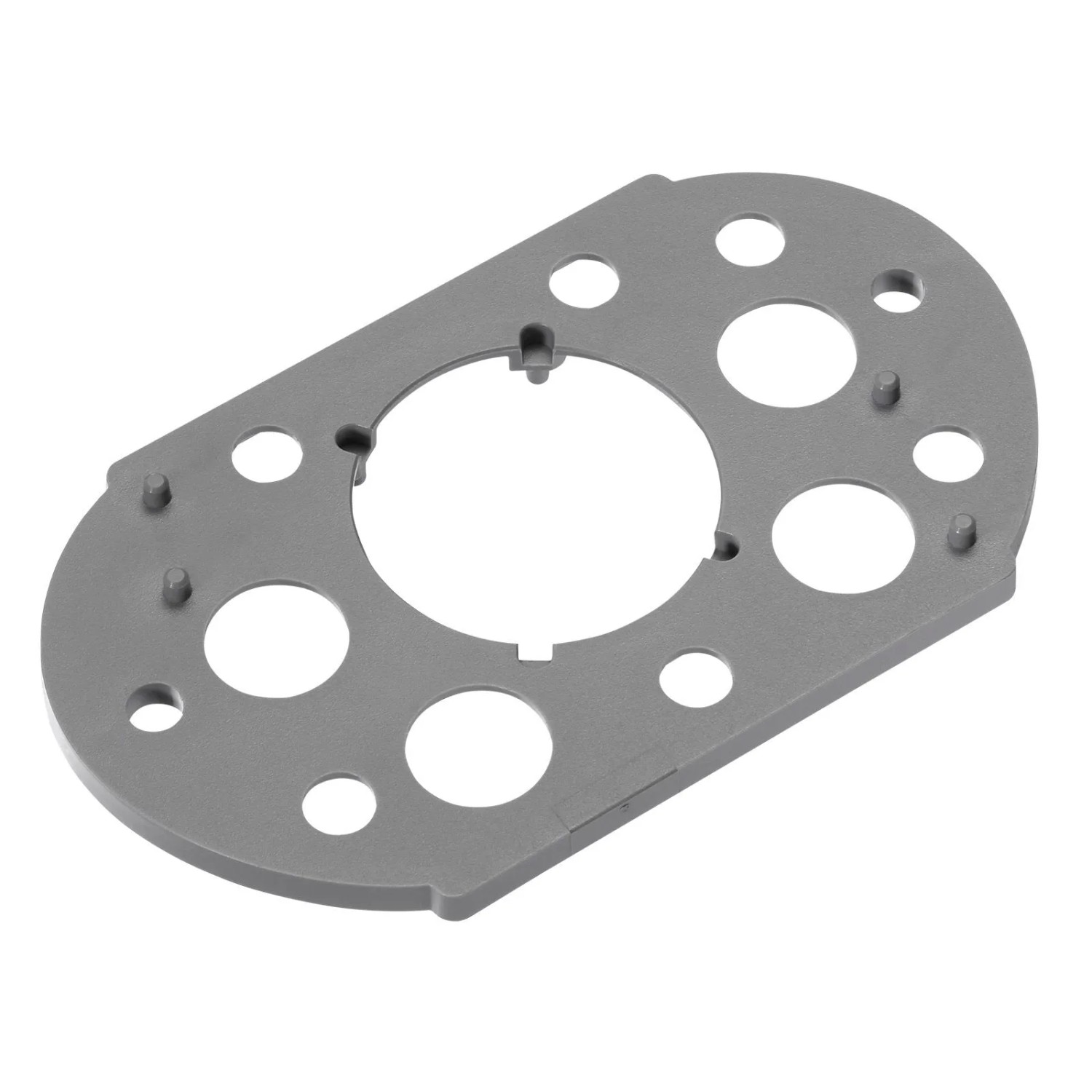 Thumbnail - SOTECH Distanzplatte 3 mm Grau für Push Lock Drehstangen Schloss Aufbauschloss mit 19 mm Rosette