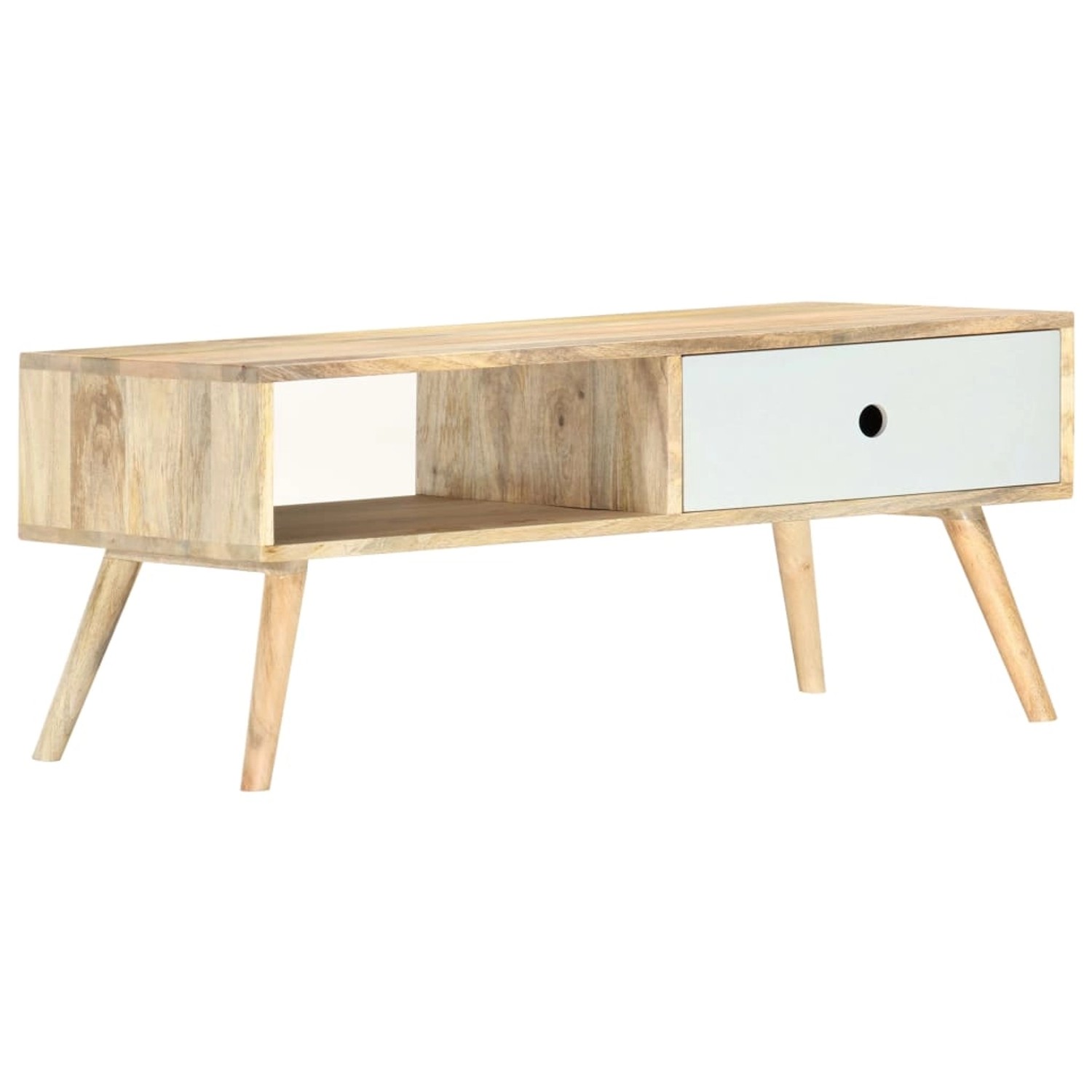 vidaXL Couchtisch 90×50×40 cm Massivholz Mango 286482