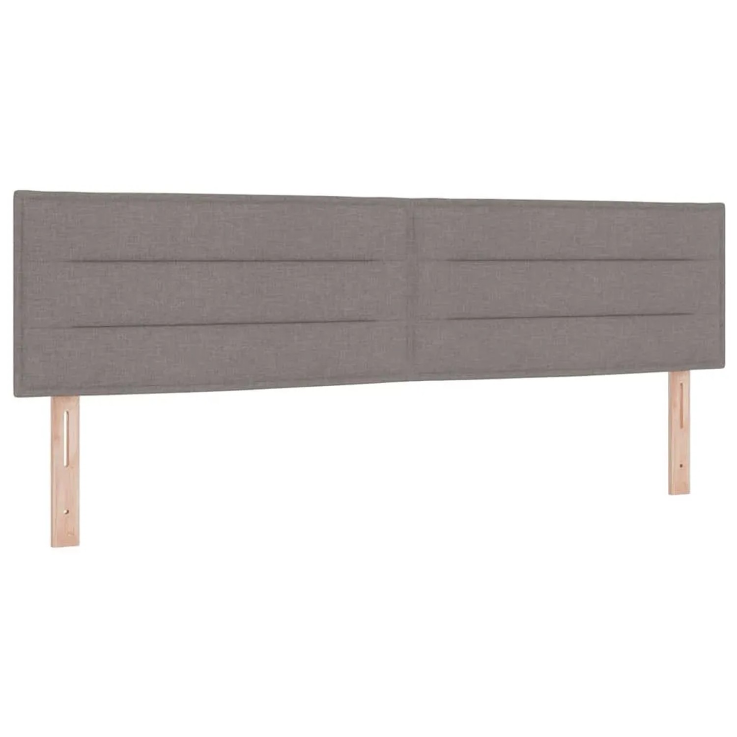 vidaXL Kopfteil mit Kopfteil Taupe 180 cm Kunstleder 42007031