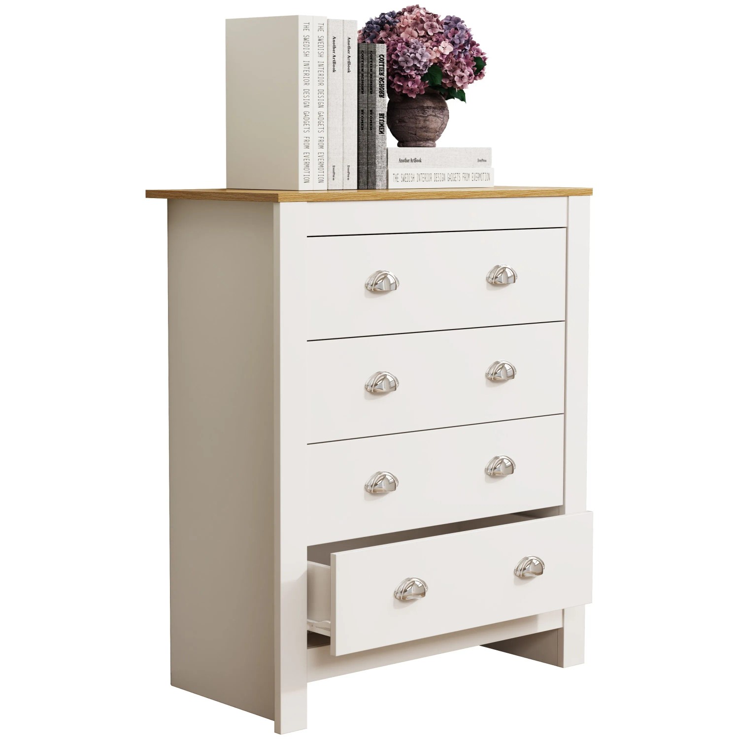 VCM Kommode & Sideboard Balusa Weiß