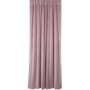 Bordeaux-rosa Fenstervorhang (2,45 m x 1,4 m) mit Tunnelzug für Gardinenstange.