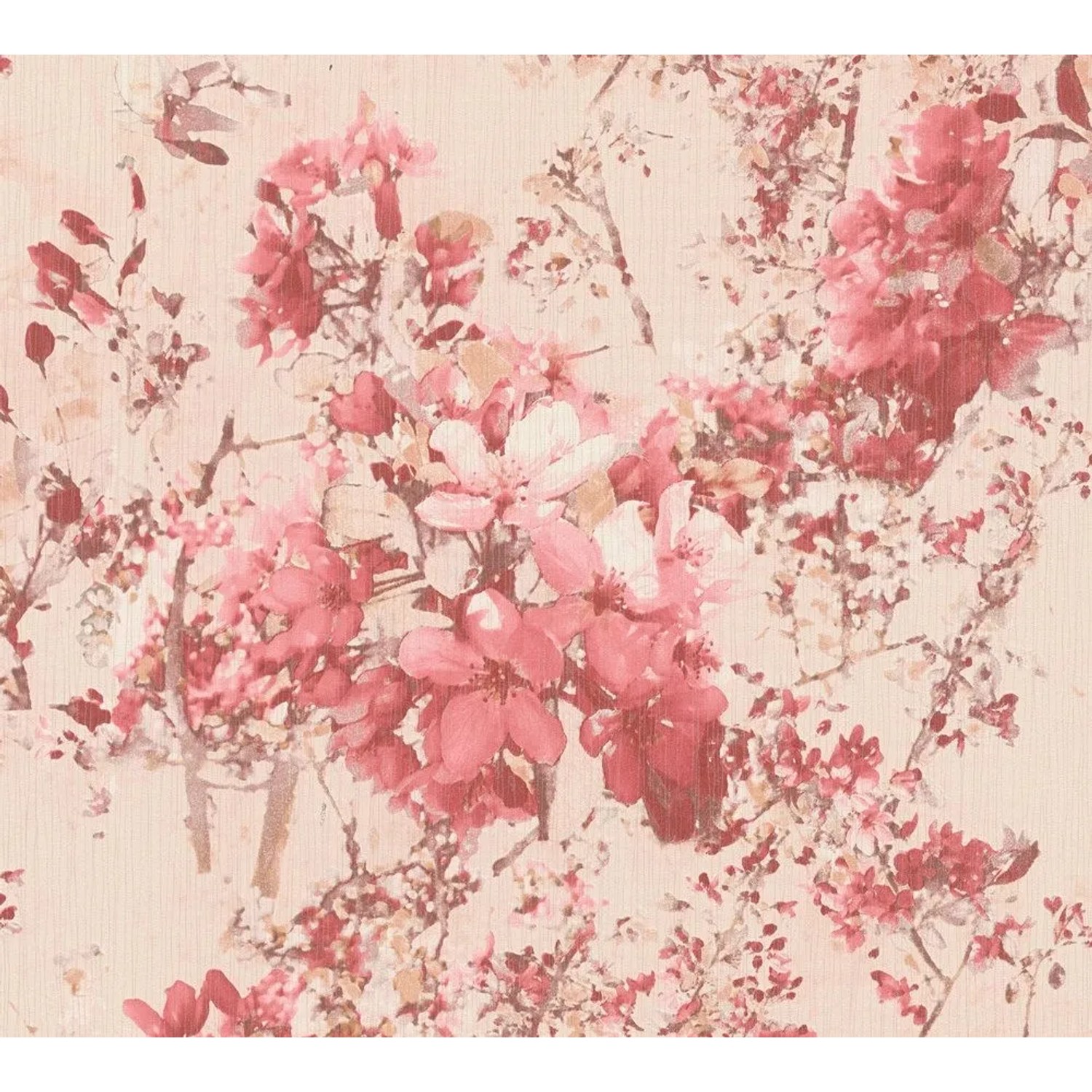 Tadessi Tapete Floral M1-No.1300 Vliestapete in Rosa
