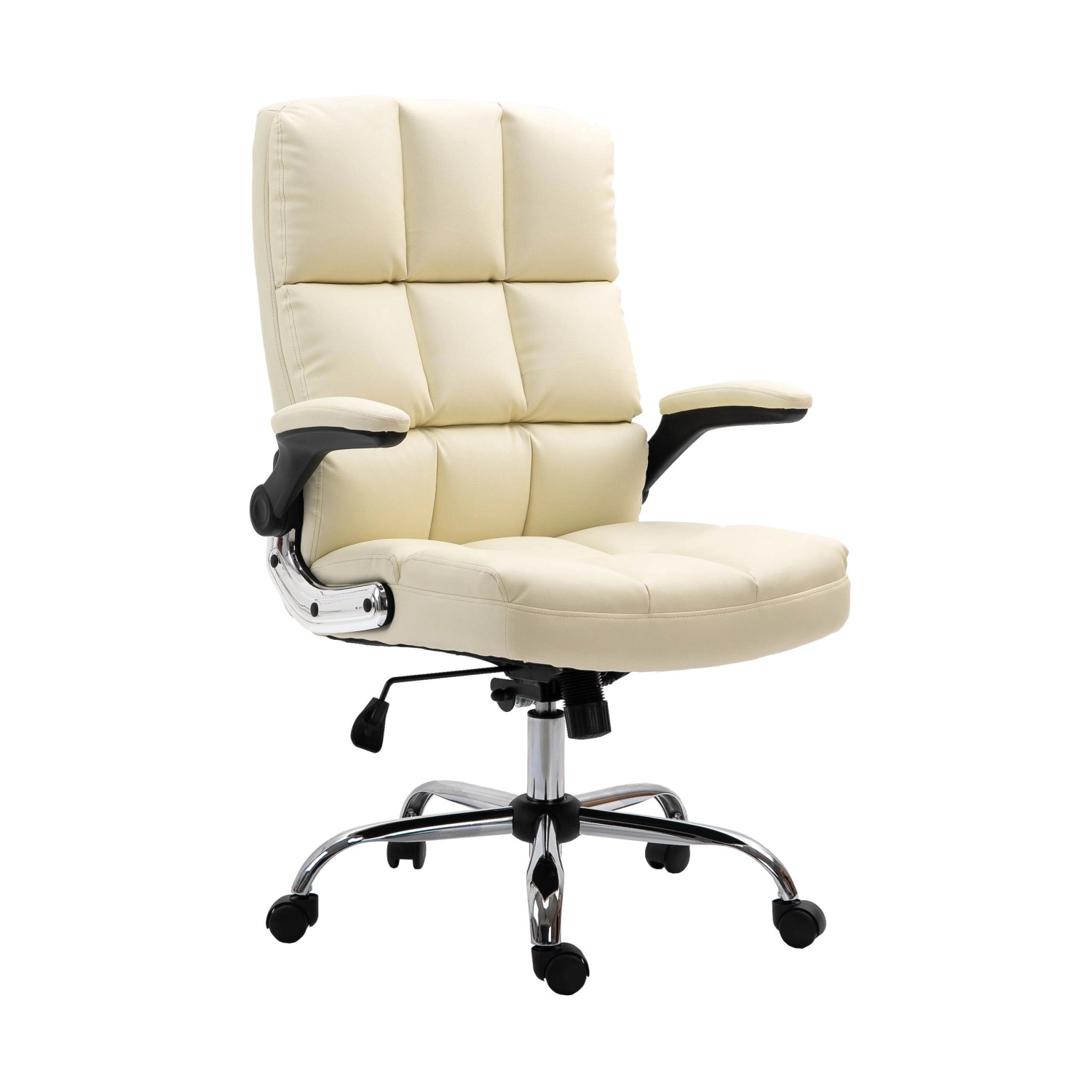 MCW Bürostuhl J21 Kunstleder Creme günstig online kaufen
