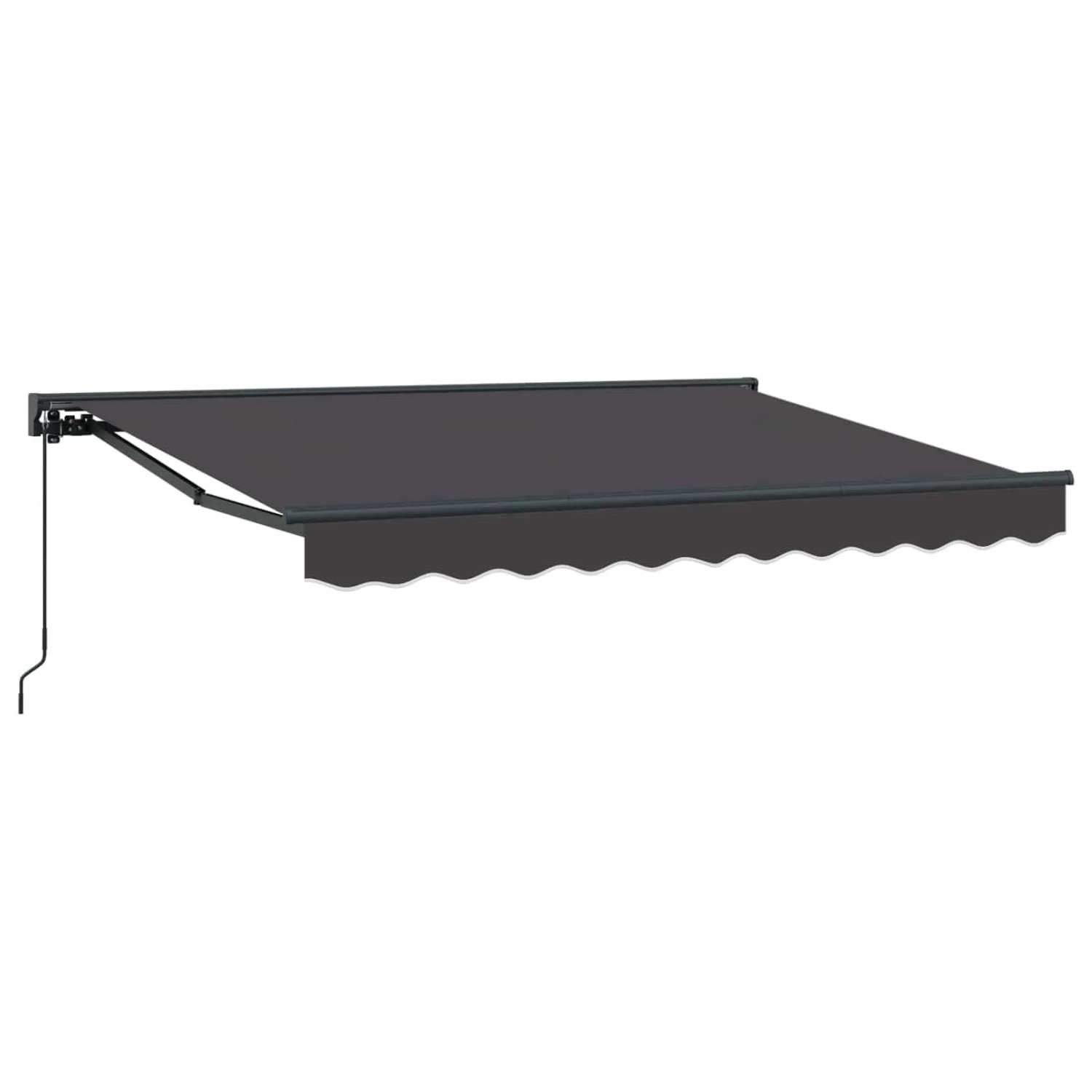 vidaXL Manuell Einziehbare Markise Anthrazit 3,5 x 2 m 3420404