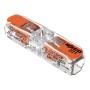 Wago Durchgangsverbinder, transparent, für 0,2-4 mm² Leitungen, 10er-Set.
