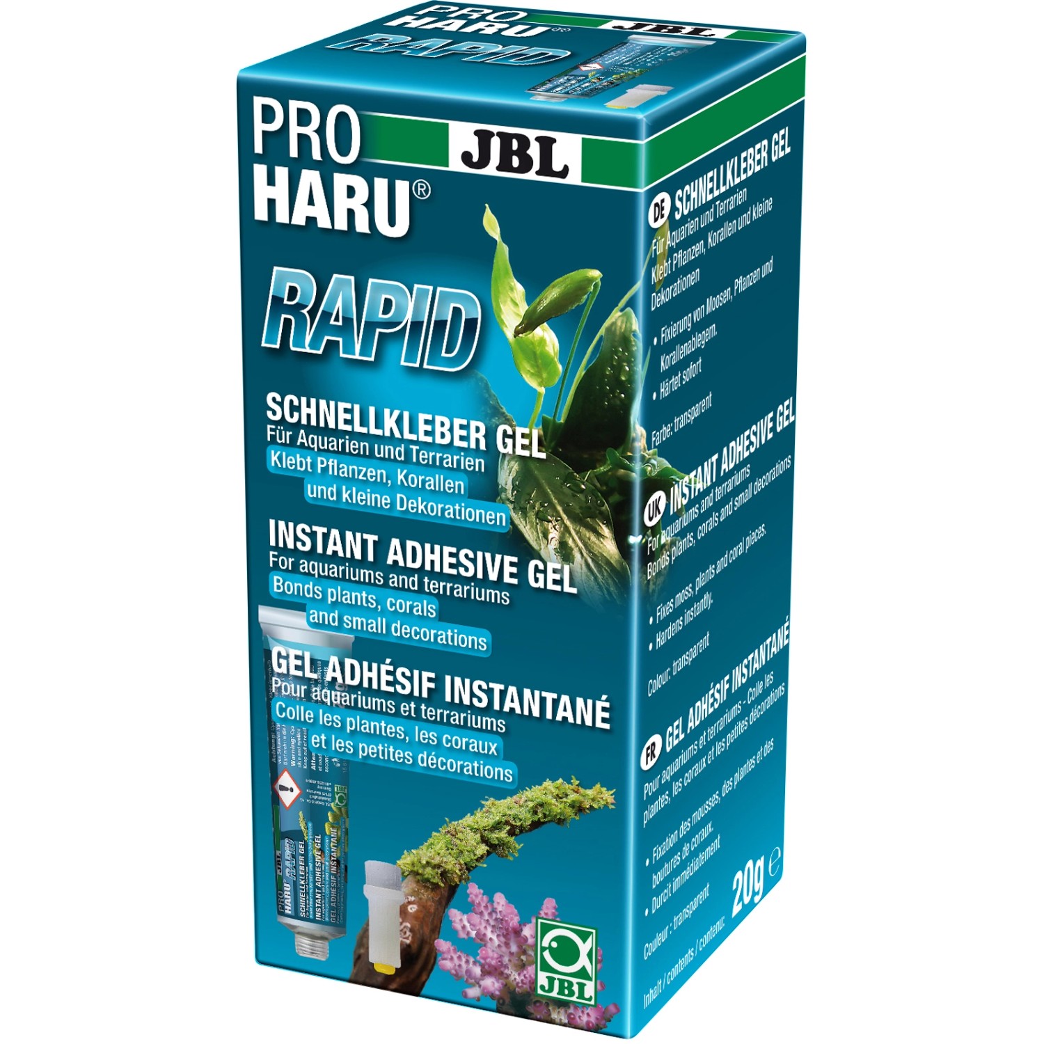 JBL Aquarien und Terrarien-Schnellkleber-Gel ProHaru Rapid Transparent