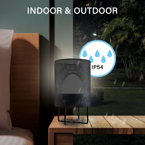 MegaLight LED-Akku-Tischleuchte Ovo Dot RGBW Dimmbar 21 cm x Ø 14,5 cm