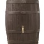 Garantia Regentonne Barrica, 260 l, dunkelbraun, in Holzfassoptik mit Auslaufhahn.